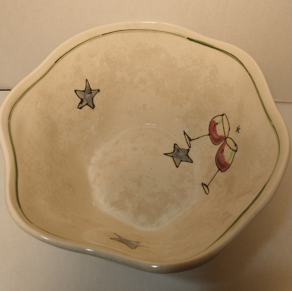 Julia Junkin PAPA Serving Bowl-CERTIFIED INTERNATIONAL  10" ROUND - Picture 8 of 15